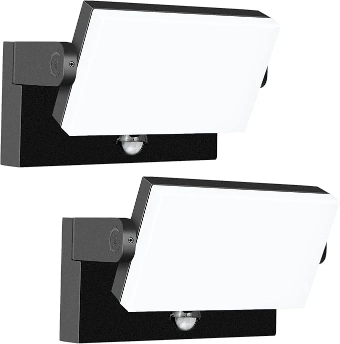 Verified 60W LED Outdoor Wall Light – 360° Rotatable Motion Sensor Color Temp Adjustable 3000K 4000K 6500K Commercial Security Wall Mount for Barn Proch Garage YardAbout ThisOverview User-Friendly