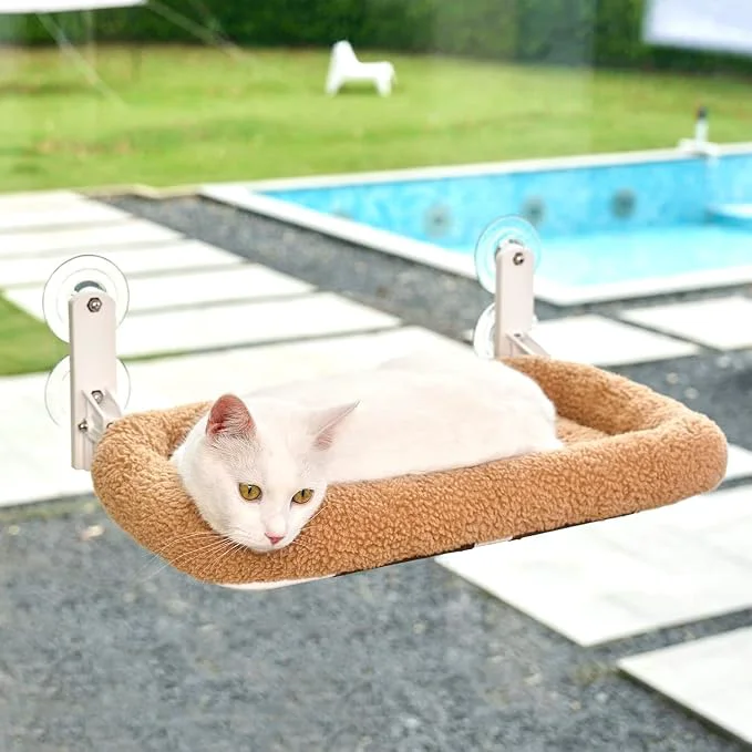 Comfortable Zakkart Foldable Cat Hammock for Window Safe