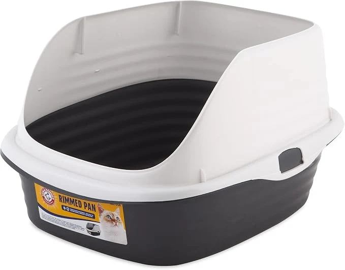 Comfortable Arm Hammer Rimmed Cat Litter Box Original