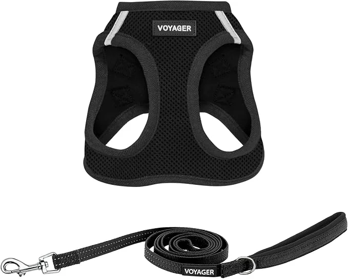 Reusable Pet Supplies Voyager Step-in Air All Weather Mesh Harness and Reflective Breathable