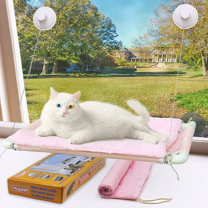 Authentic ZALALOVA Cat Window Perch Secure