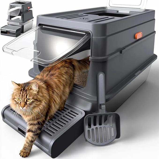 Exceptional Cat Litter Box - Stainless Steel Litter Box First-Class