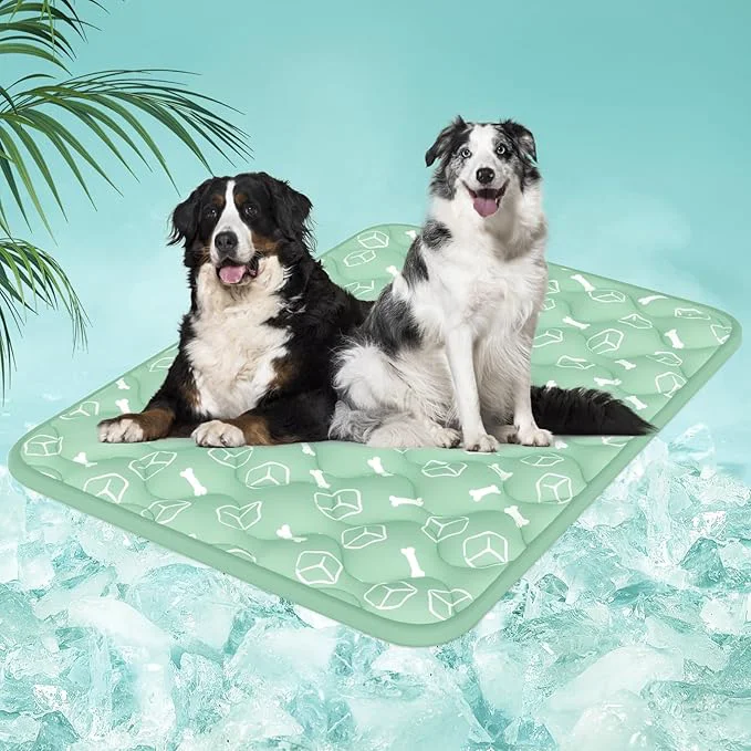 Carefully Designed Rywell Dog Cooling Mat 2.0 Nature Green Long-Lasting Cool Verified