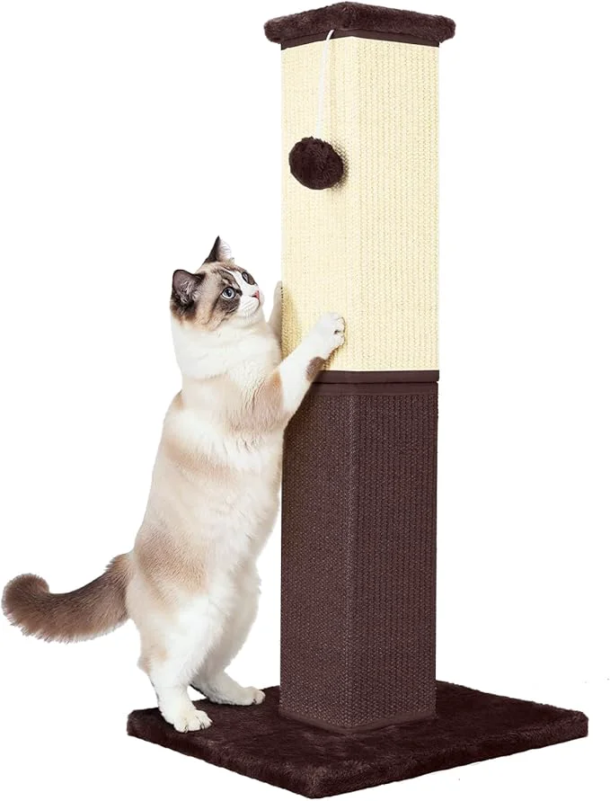 Crafted Cat Scratching Post 32 Inch Cat Scratching Post Advanced