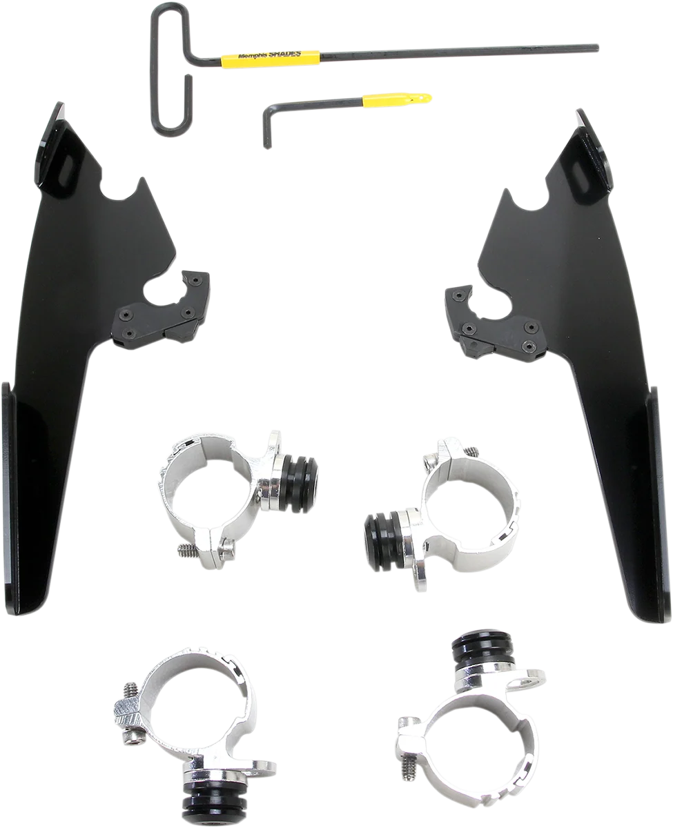 High-End MEMPHIS SHADES Fats Slim Mounting Kit - Black - XL883 MEB2001 Versatile
