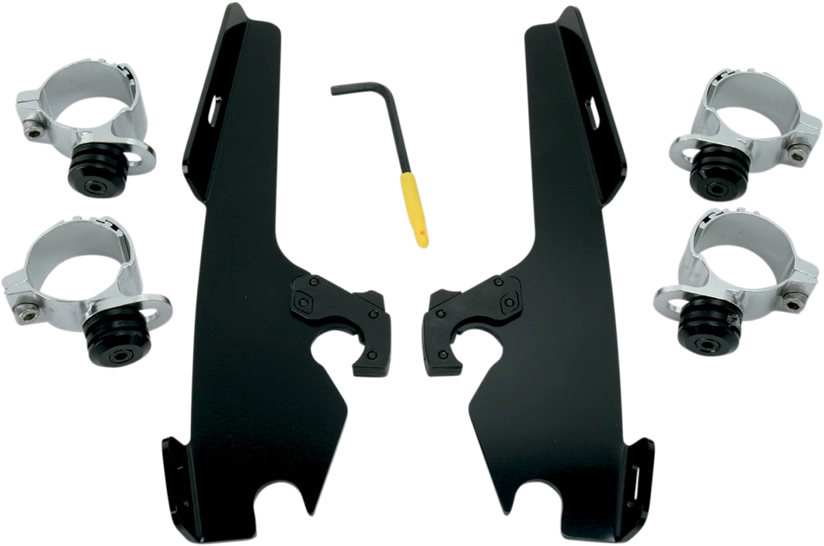 Specialty MEMPHIS SHADES Fats Slim Trigger Lock Mounting Kit - Wide - Black MEB8968 Lightweight