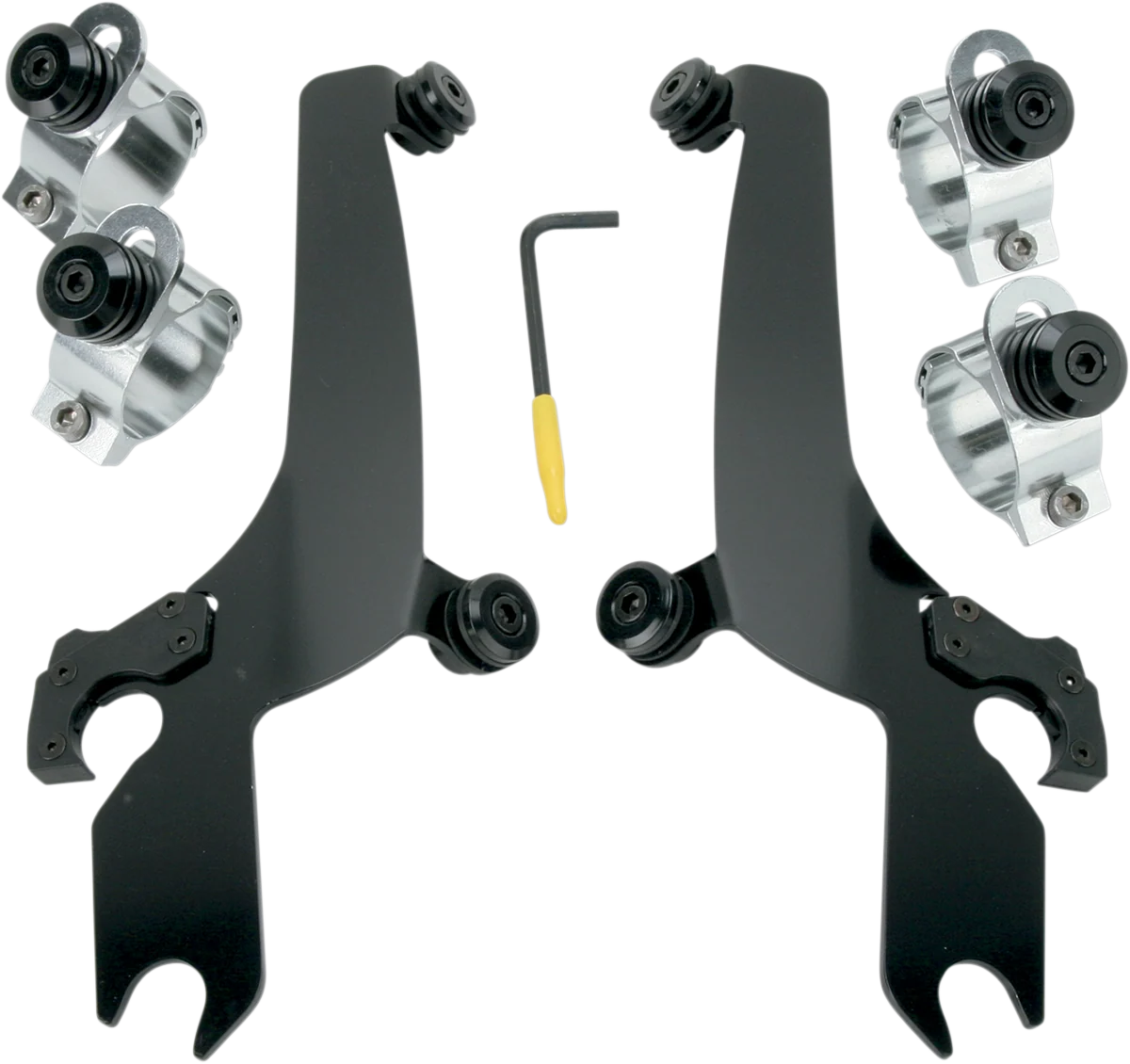 Specialty MEMPHIS SHADES Sportshield Trigger-Lock Mounting Kit - Black - Wide MEB8920 Carefully Designed