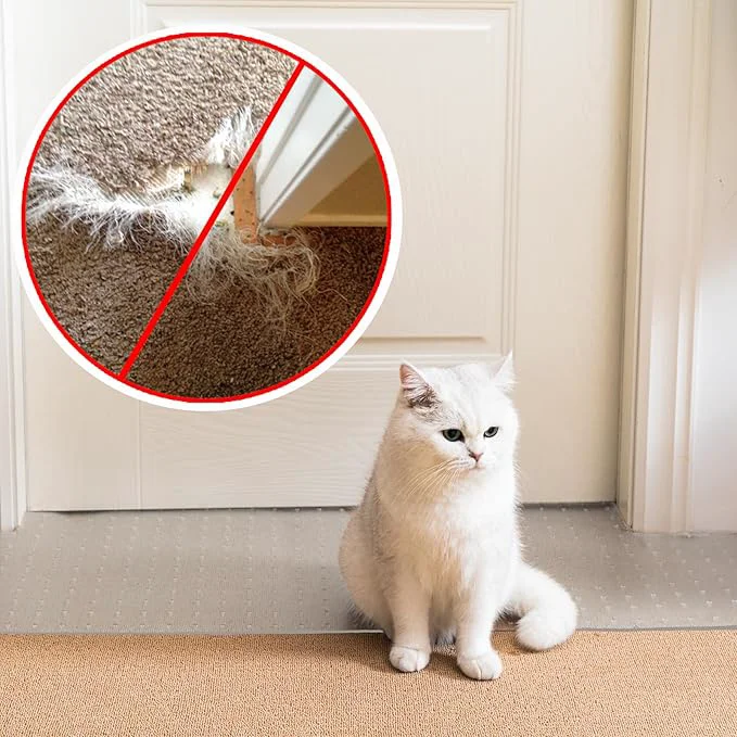 High-End Uross Carpet Protector for Pets 3.28FT-Cat Carpet Protector for Doorway Premium Material
