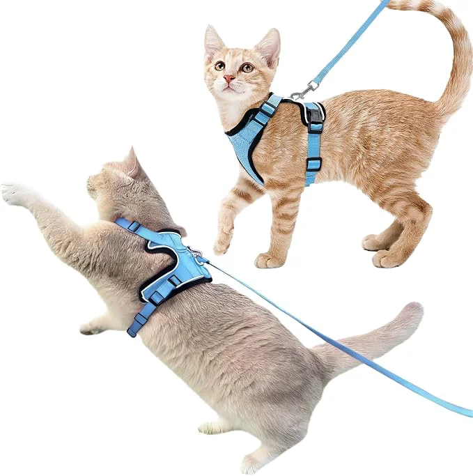 Artisan Luxelle 2 Pack Escape-Proof Cat Harness and Leash Set Convenient