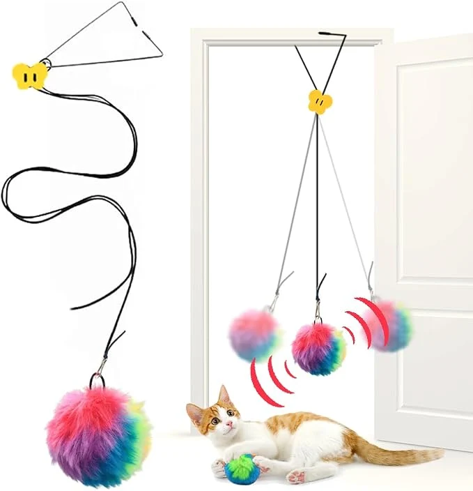 Sustainable Interactive Cat Toys Independent Play Hanging Door Cat Toys Superior