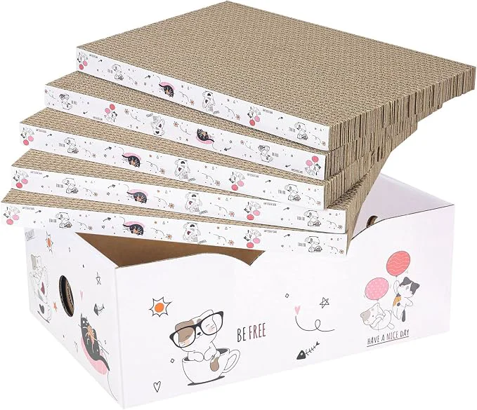 Casual 5 Packs in 1 Cat Scratch Pad Fine