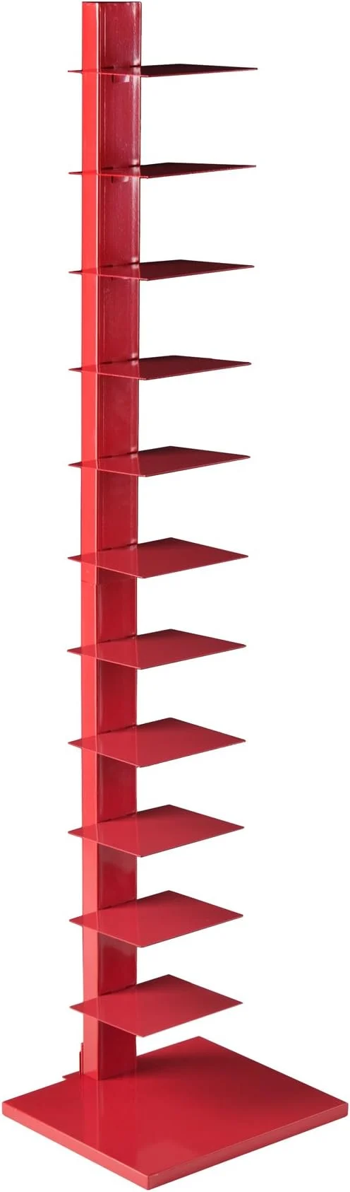 Artisan SEI Furniture Stewartby Spine Tower Shelf - Valiant Poppy RedAbout ThisOverview Minimalist
