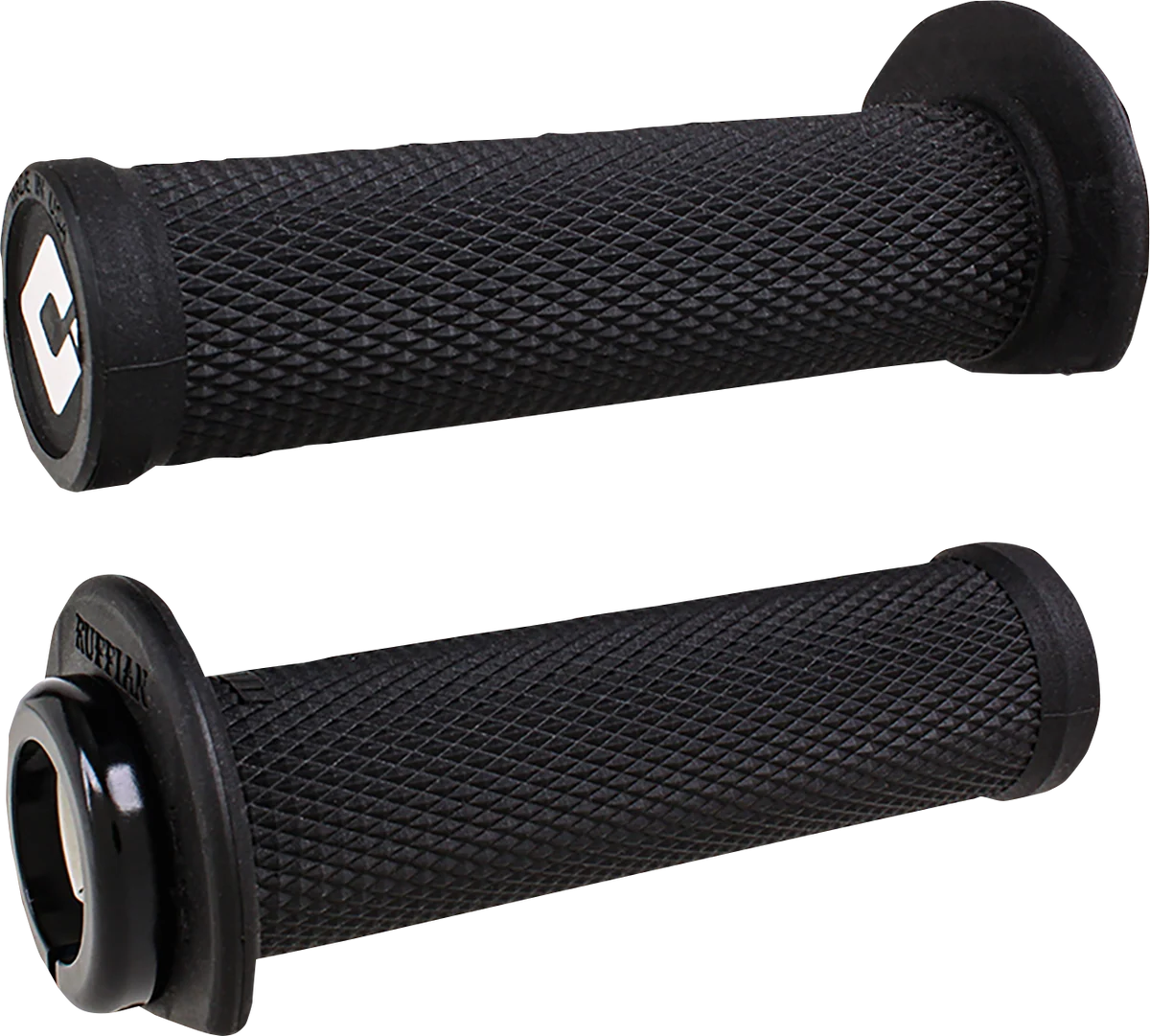 Easy-to-Use ODI Ruffian 2.1 Lock-On Grips - ATV PWC - Black Black J33RFB-B High-Performance