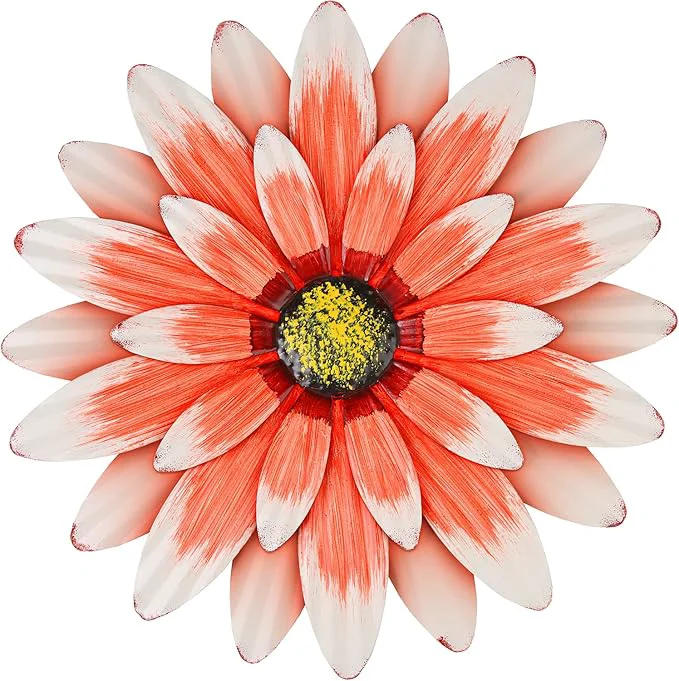 Effective Metal Flowers Outdoor Decor 13 Metal Sunflower Wall Art Decorations Sunflower Wall Decor for Kitchen Living Room Porch Garden YardAbout This Verified