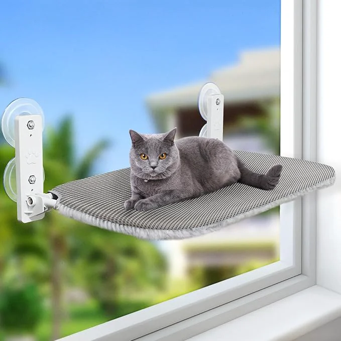 Contemporary Sunhoo Cat Window Hammock Perch Cordless Perches Window Sill Seat Bed Foldable Artisan