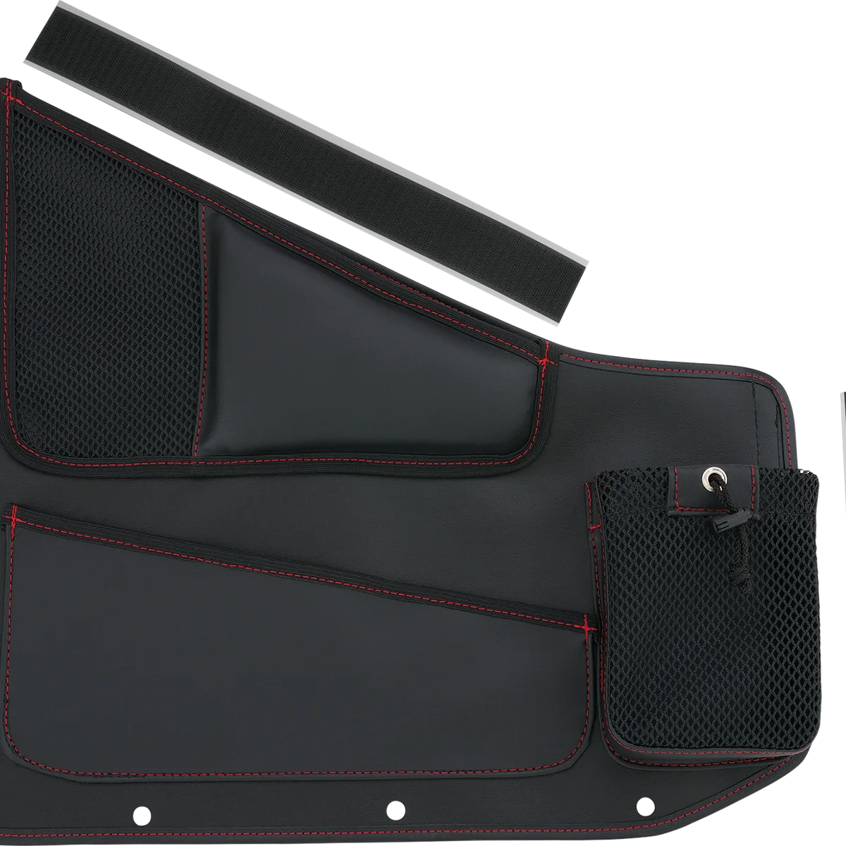 Reliable SHOW CHROME Kaliber Organizer - Driver - Black w Red Stitching H44-7DRED Traditional