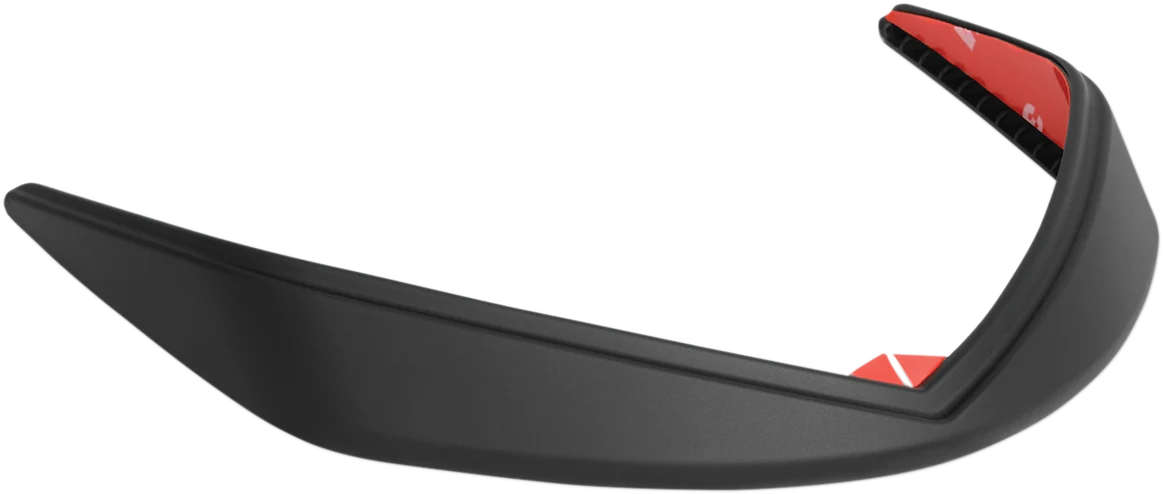 Lightweight SHOW CHROME Fender Tip Accent - Front - Black 52-940BK Clean
