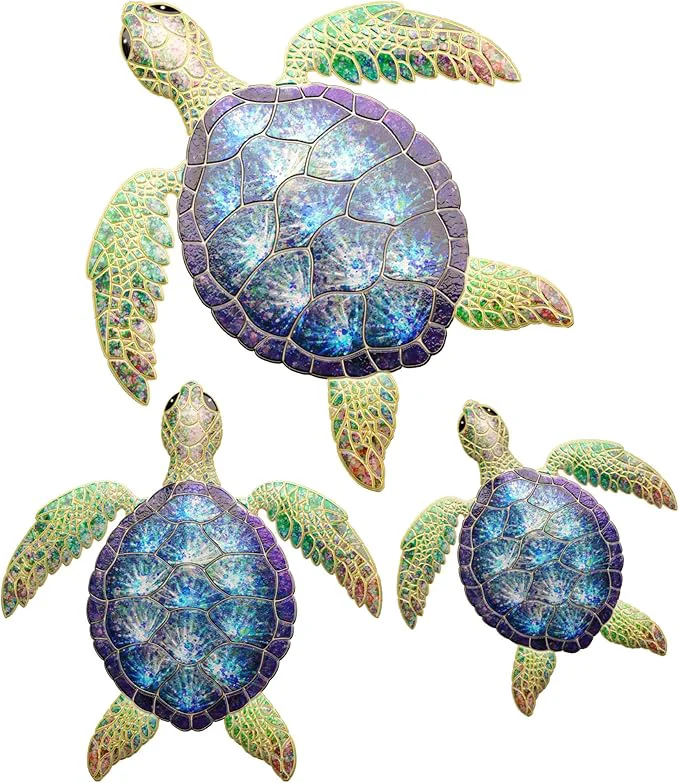 Traditional UXZCVIO Metal turtle wall decoration outdoor and indoor navigation hanging sculptures gardens swimming pools terraces balconies hedge kitchens or bathroomsAbout This Crafted