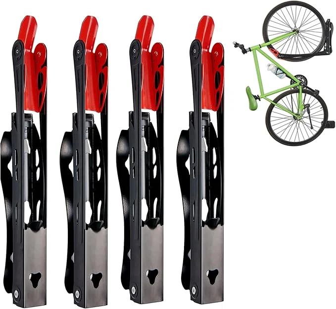 Optimized Wallmaster BIKEPAL Swivel Bike Rack Wall Mounted Vertical Bike Storage Hanger Space Saving for Home and Garage 4 PackAbout ThisOverview Durable