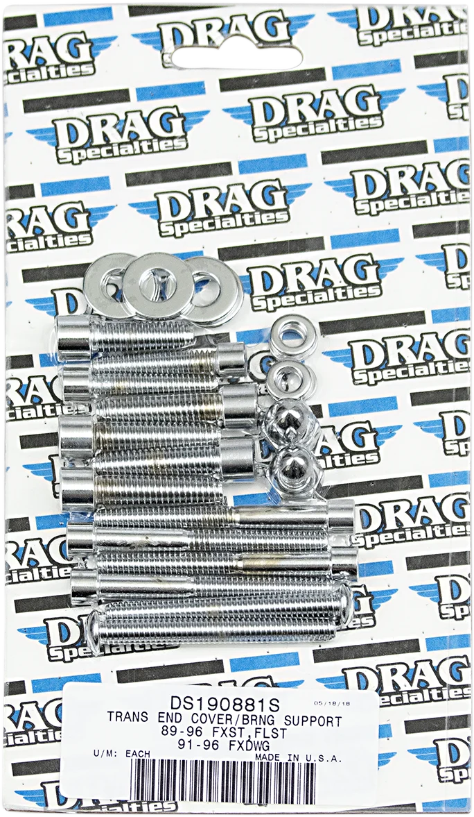 Top-Quality DRAG SPECIALTIES Bolt Set - Transmission End - Smooth - Softail MK268S Functional