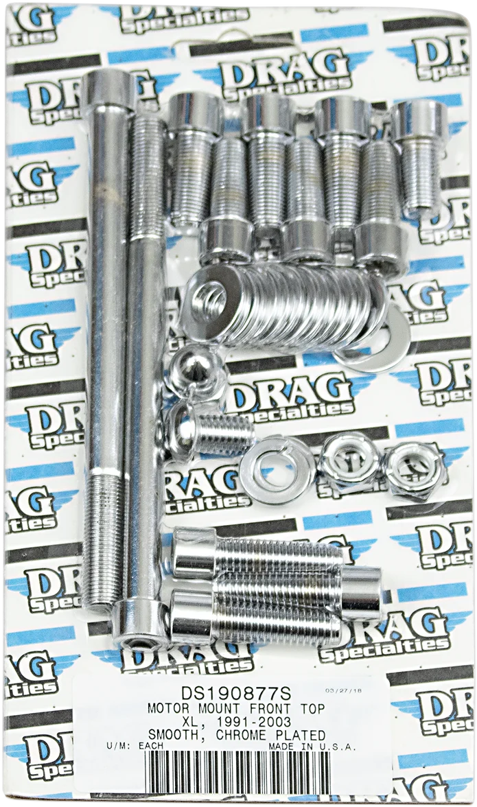 Safe DRAG SPECIALTIES Bolt Set - Motor Mount - Smooth - XL MK264S Elite