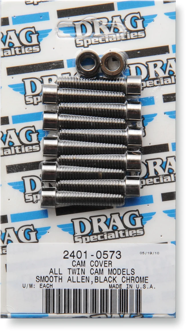 Flexible DRAG SPECIALTIES Bolt Kit - Smooth - Camshaft Cover MK373SBK Efficient