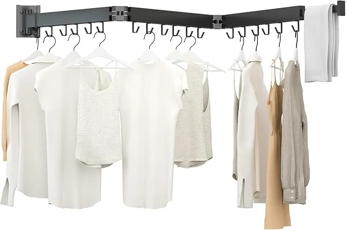 Selected Foldable Clothes Drying Rack 2 Fold Laundry Drying Rack Wall Mount No Drilling Folding Durable Space Saver for Laundry Balcony Bathroom Patio Dormitory Apartment-WhiteAbout ThisOverview Outstanding