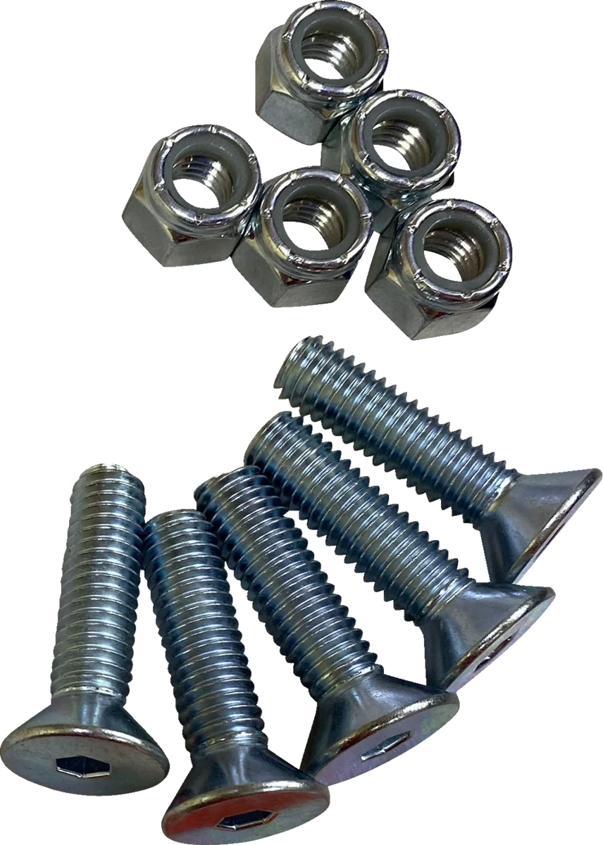 Premium Material DRAG SPECIALTIES Hardware Kit - Brake Rotor - Socket-Head - with Nut - 3 8 -16 039-0402N Solid