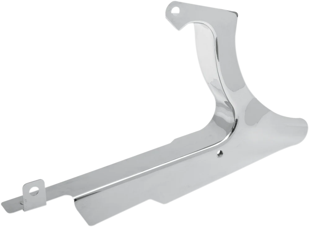 Minimalist DRAG SPECIALTIES Lower Belt Guard - '07-'17 FXST FLST FLSTF - Chrome G32-0323 World-Class