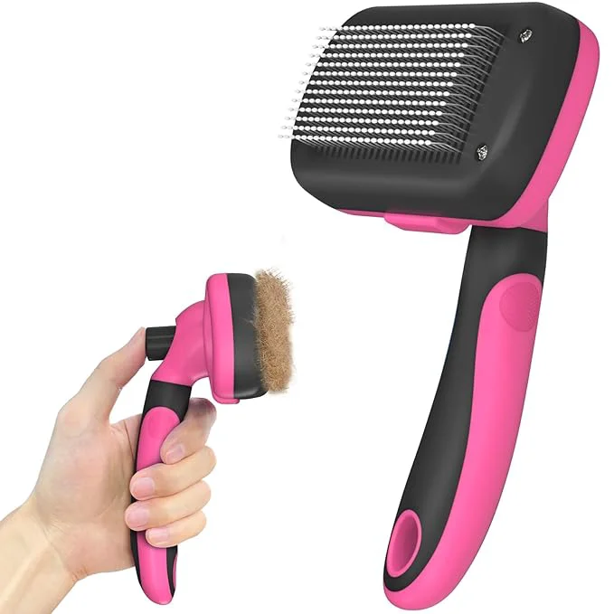 User-Friendly Self-Cleaning Pet Grooming Brush First-Class