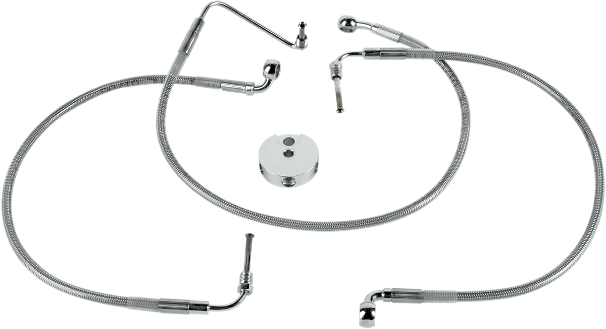 Long-Lasting DRAG SPECIALTIES Brake Line - Front Upper - Stainless Steel 640115 Fine Crafted
