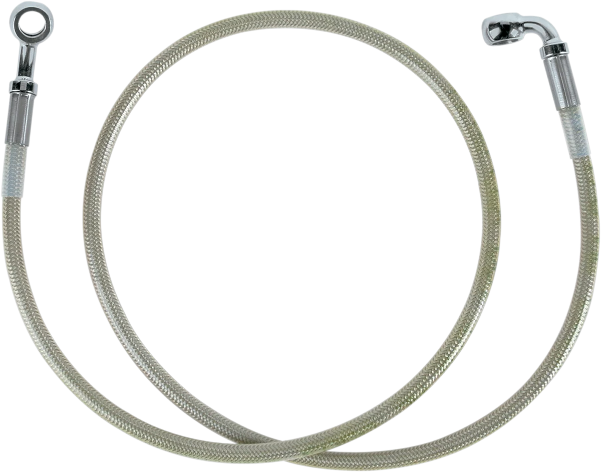 Premium DRAG SPECIALTIES Brake Line - Front Upper - Stainless Steel 640311 Original Design