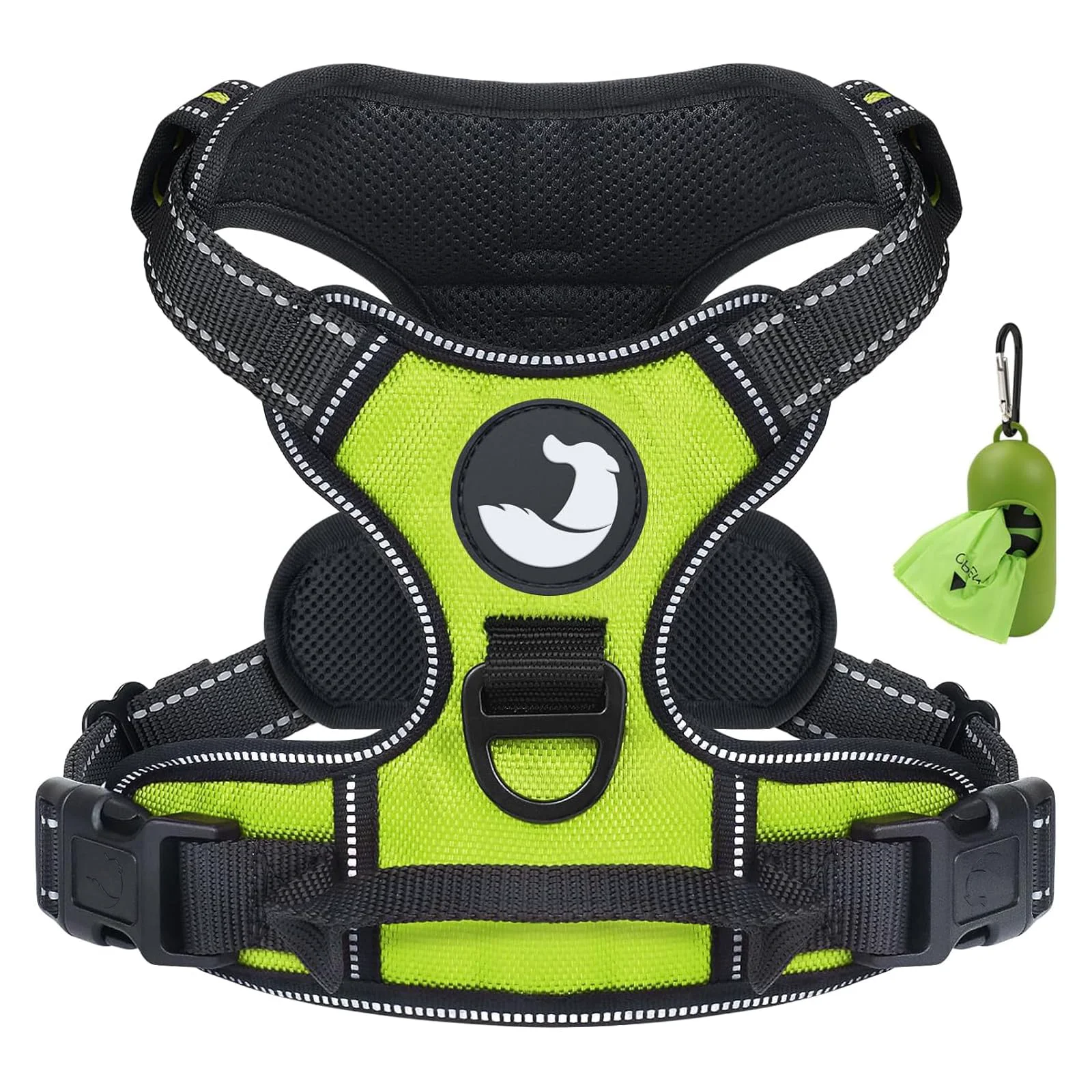 High-Performance Joytale No Pull Harness for XL Dogs – Reflective Front Clip Soft Padding Adjustable Fit Classic