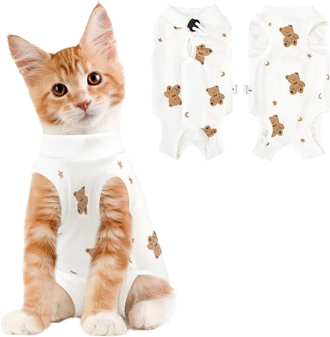 High-End Coppthinktu Cat Recovery Suit Female Breathable Cat Onesie After Surgery Female Safe