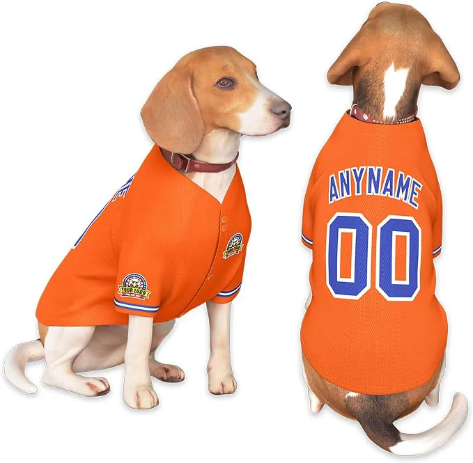 Responsible Custom Dog Baseball Jersey Sophisticated