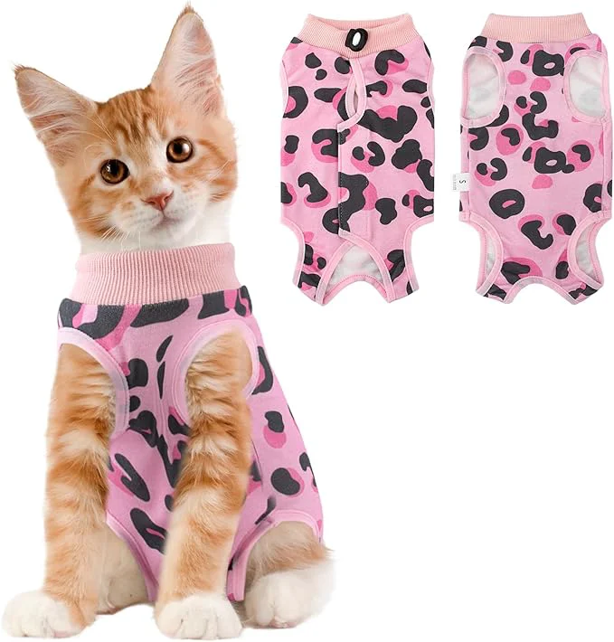 Practical Coppthinktu Cat Recovery Suit Female Breathable Cat Onesie After Surgery Female Efficient