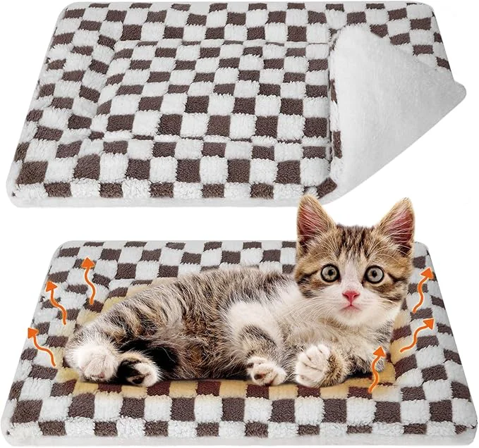 Reliable VitalCozy 2 Pack Self Warming Cat Mat Self Heating Pad Bed Reversible Machine Quality