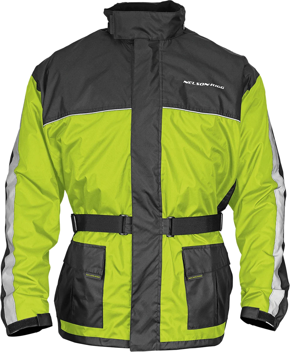 Reliable NELSON RIGG Solo Storm Jacket - Hi-Vis Black - 4XL SSJ-HVY-07-4XL Green