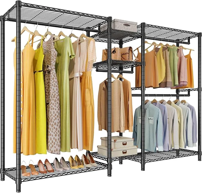 Recyclable VIPEK Classic V6 Plus Wire Garment Rack Heavy Duty Clothing Rack for Hanging Clothes Metal standing Closet Wardrobe Rack Portable Clothes Rack 84.7 L x 15.8 W x 76.4 H Load 1120lbs BlackAbout ThisOverview Outstanding