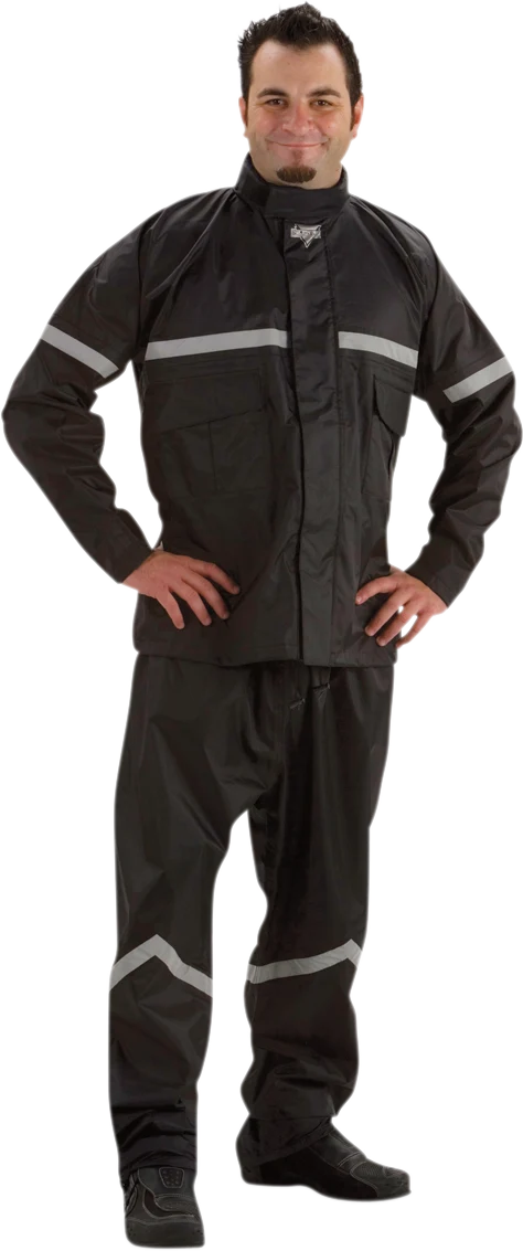 Effective NELSON RIGG SR-6000 Stormrider Rainsuit - Black - Medium SR-6000-BLK-02M Luxury