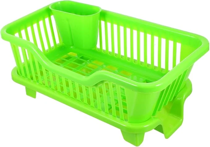 High-Quality Multifunction Plastic Tableware Holder with Side Drainage Water Draining Cutlery Rack for Kitchen Sink Medium-Sized Bowl and Bottle Organizer Rack Easy to Clean and UseAbout ThisOverview Excellent