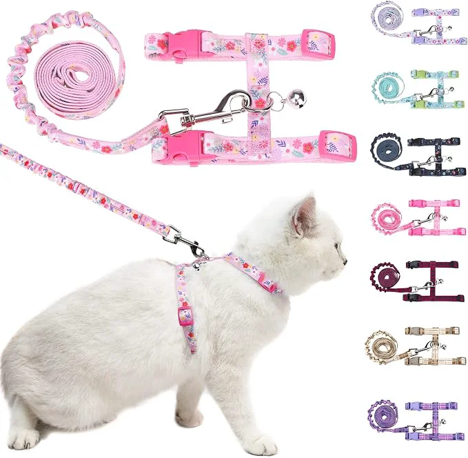 Casual BEAUTYZOO Cat Harness and Leash Set Escape Proof Minimalist