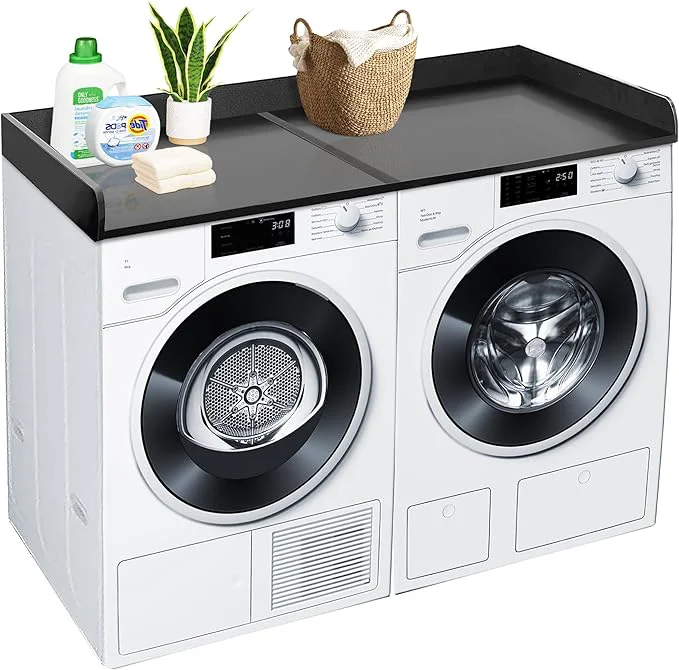 Specialty Royxen Washer Dryer Countertop 27.4 x 54 Wood Universal Fit Washer Dryer Topper Laundry Room Organization Laundry Countertop for Laundry Organization BlackAbout ThisOverview Smart