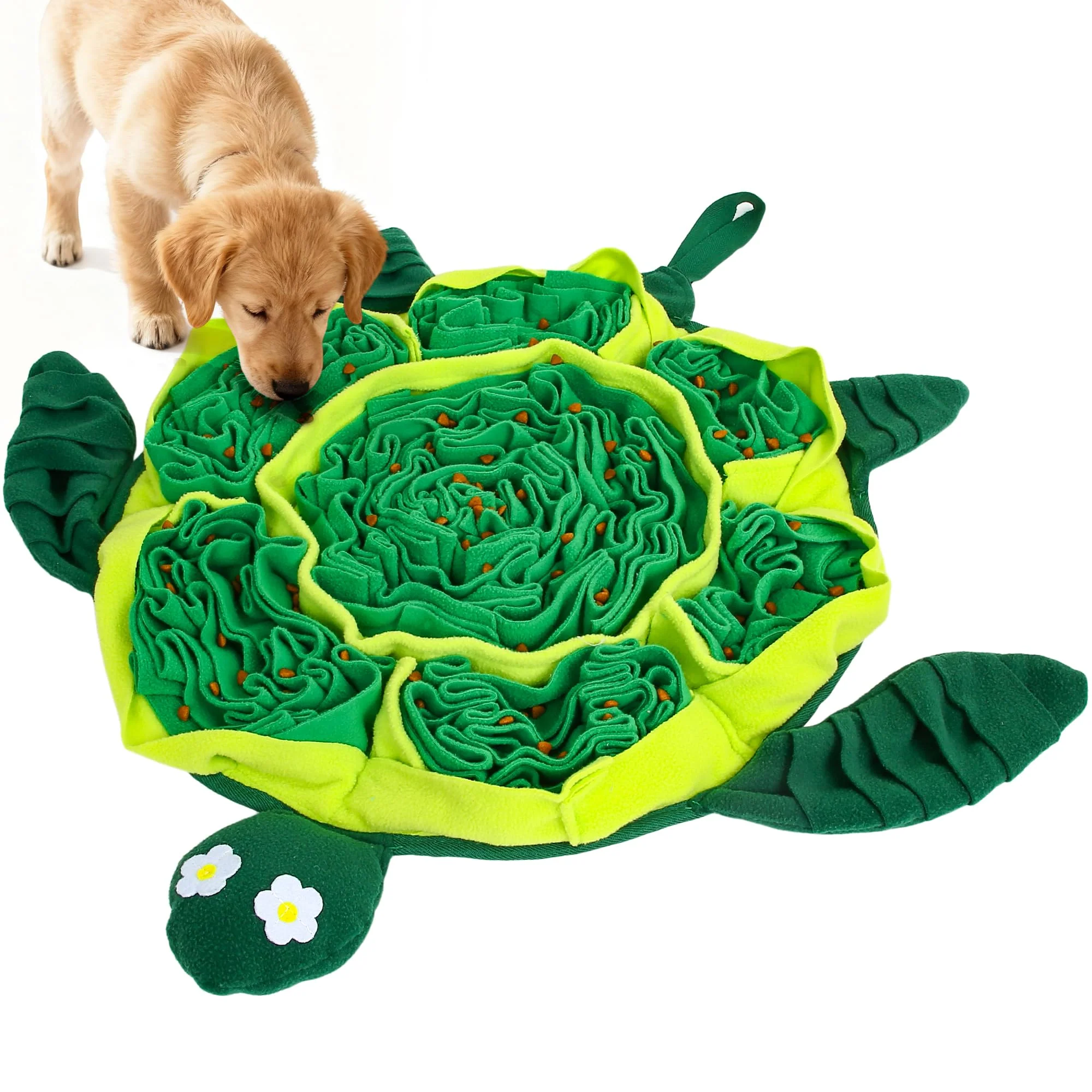 Reusable FLERDMAU Snuffle Mat for Dogs – Interactive Puzzle Feeder Turtle Design Efficient