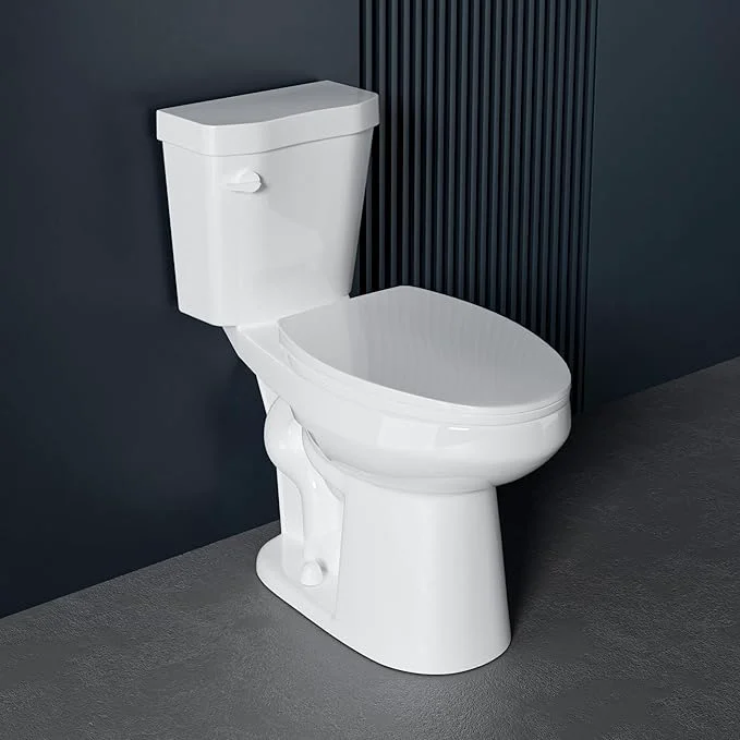 Effective Elongated Tall Toilet 19 Inch for Bathroom 1.28 GPF Tornado Single Flush - Two Piece Comfort ADA High Toilet for Seniors 19 Inch Bowl Height 20 Inch Seat Height 12 Rough In WhiteAbout ThisOverview Optimized