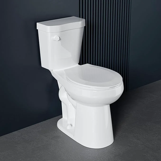 Verified Compact Extra Tall Toilet 21 Inch for Small Bathroom 1.28 GPF Tornado Single Flush - Two Piece Comfort High Toilet for Seniors 20.5 Inch Bowl Height 21.25 Inch Seat Height 12 Rough In WhiteAbout ThisOverview Genuine