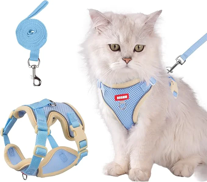 Authentic wanheart Cat Harness and Leash Set Escape-Proof Adjustable cat Leash and World-Class