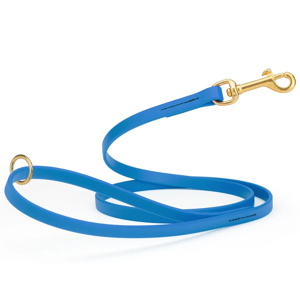 Secure Viper Biothane K9 Leash - Waterproof Odor-Proof 6ft Cerulean Blue Authentic