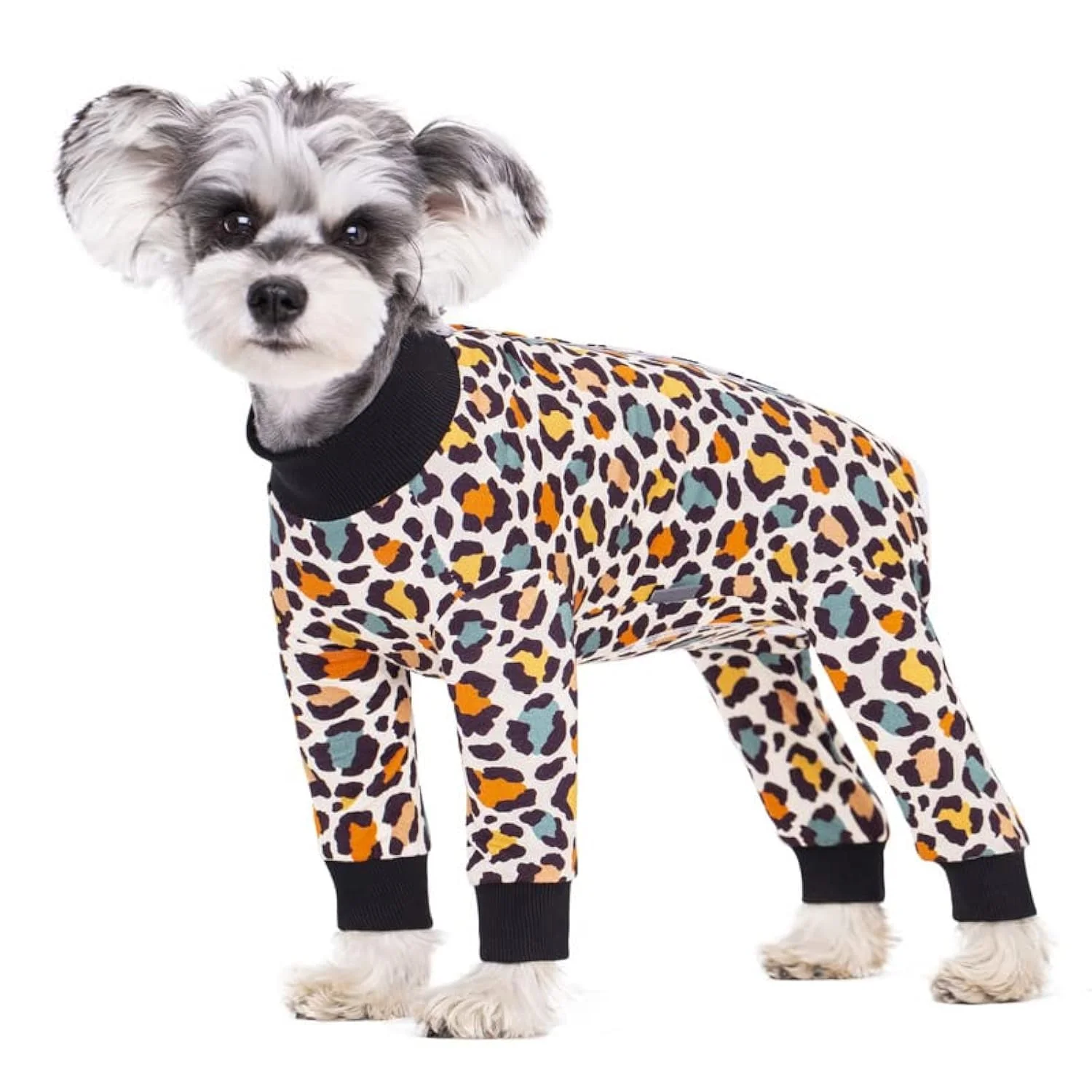 Powerful AITOLI Dog Striped Recovery Suit – Post-Surgery Onesie for Dogs Cats Practical