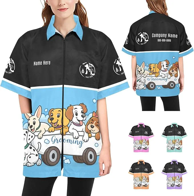 Quality Custom Pet Grooming Jackets Crafted